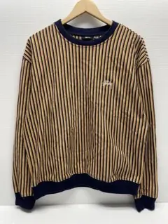 STUSSY Vertical Dot Sttiped LS Crew Mのサムネイル