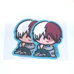 【ヒロアカ】雄英高校オープンスクール ガラポン ダイカットステッカー 轟焦凍