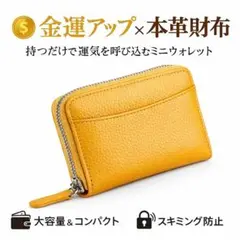 ミニ財布 レディース 本革 二つ折り スキミング防止 コンパクト 大容量 牛革