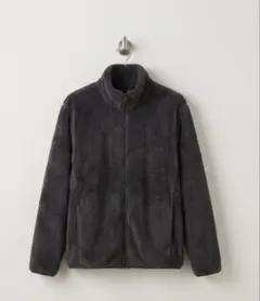 ユニクロ　ダークグレー フリースジャケット　L