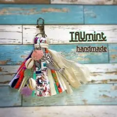 専用＊人魚×貝殻チャーム⌘ミニミニサイズ⌘タッセルキーホルダー