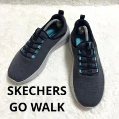 【美品】SKECHERS GO WALK グレー/ブラック スニーカー