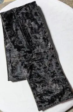 ベロア素材　マフラー