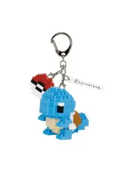 배송비 무료 ナノブロック n-fig 포켓몬 꼬부기 열쇠 고리