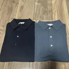 ORIHICA 半袖ニットポロ　2枚セットのサムネイル
