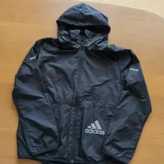 adidas フード付きジャケット 黒