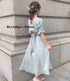 結婚式 RiLi.tokyo × frunco オケージョンドレス ミント