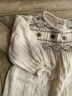 スモッキング刺繍 ロンパース｜ZARA Kids 68cm 3-6M