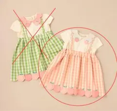 ベイビーチアー　桃ワンピース　サイズ110　未使用