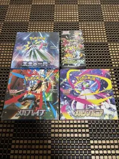 ポケモンカードゲーム ボックス　4種セット　シュリンク付き