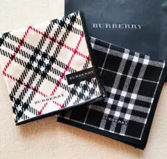 ❁バーバリー④❁大判ハンカチ❁2枚セット❁新品未使用