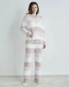 ジェラート3ボーダーパーカー&ロングパンツセット