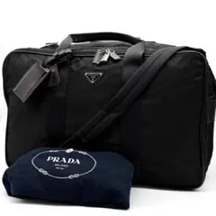 【専用】プラダ 2way ボストンバッグ ナイロン サフィアーノ 三角ロゴ 黒