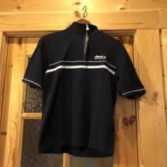 【新品タグ付】エレッセ ハーフジップ 半袖シャツ 日本製 UVカット 吸汗速乾