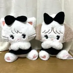 mikko characters ブラックリボンぬいぐるみbig ムース★スフレ