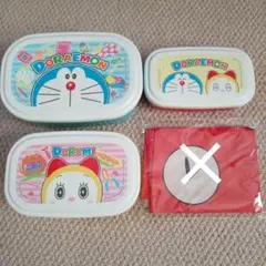 【ほぼ未使用】ドラえもん ドラミ 弁当箱 3個セット まとめ ランチボックス