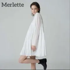 【極美品❣️】マーレット ソリマン ワンピース ホワイト S フレア