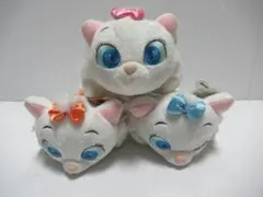 おしゃれキャットマリー　くたっとぬいぐるみ　３種セット　ディズニー　レトロ