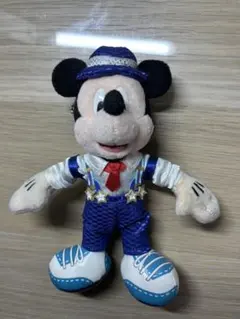 ディズニー　ミッキーマウス ぬいぐるみバッジ　ぬいば