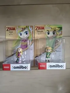 ゼルダの伝説 amiibo ゼルダ トゥーンリンク　セット　新品未開封