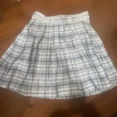 mezzo piano チェック柄スカート Lサイズ