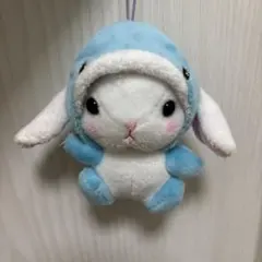 ぽてうさろっぴー　ゆるぐるみシャーク　しろっぴー　サメ　ぬいぐるみ