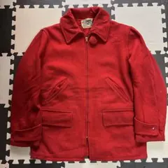 50‘s Woolrich ビンテージ マッキー 赤 ウール 50's Woolrich ビンテージ マッキー 赤 ウール - メルカリ