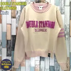 ダブルスタンダードクロージング　ニット　立体ロゴ