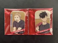 ハイキュー!! スクエア缶バッジコレクション/ 黒尾鉄朗・夜久衛輔 2個セット