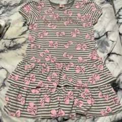 mezzo piano リボンワンピース120