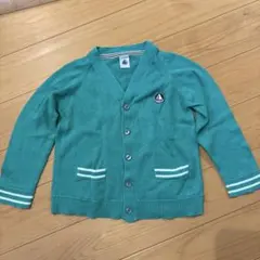 PETIT BATEAU カーディガン 5ans 108cm グリーン