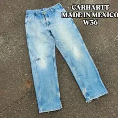 carhartt カーハートメキシコ製デニムジーンズパンツ ストリート古着ズボン