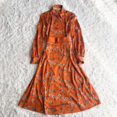 ハナエモリ HANAE MORI PARIR ヴィンテージ 総シルクワンピース - メルカリ