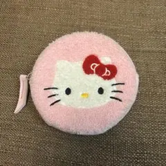 ハローキティ 円形ポーチ カラビナ付き