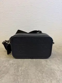 【即日発送】COACH シグネチャー ブルーエンボス ショルダーバッグ✨