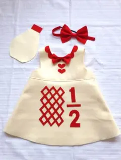 あさん様専用 キューピーハーフ ワンピース ハーフバースデー