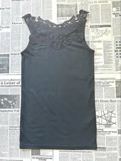 レイカズン　レースタンクトップ　ブラックのサムネイル