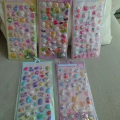 立体シール5枚セット