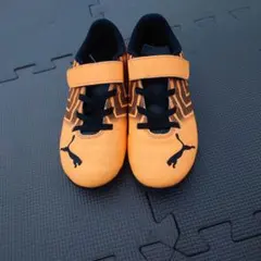 Puma サッカーシューズ オレンジ ベルクロ