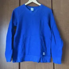 【R NEWBOLD】青いVネックトレーナー・スウェットのサムネイル
