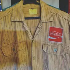 ア*者様 Coca-Cola 半袖ワークシャツのサムネイル