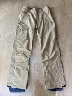 【送料無料・即日発送】BURTON スノーウェア ベージュ パンツ S