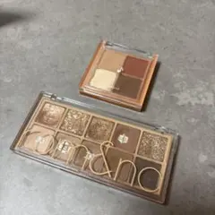 ロムアンド　ブラウン系アイシャドウパレット2種セット