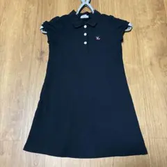 DOUBLE.B Miki House ポロシャツ ワンピース 黒 120cmのサムネイル
