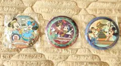 【未使用未開封】東京ディズニーシー 　記念缶バッジ　3個