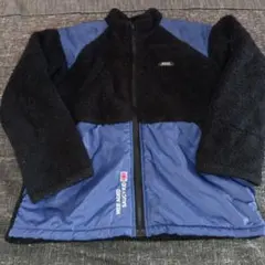 フリースジャケット 黒と青 100cm以上
