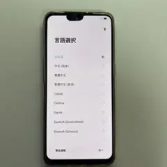 OPPO A73 本体 透明ケース付き
