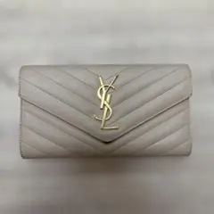 YSL グレー 長財布