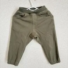 無印良品　カーキ色ズボン　パンツ