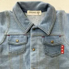CROISSANCE BEBE 「デニムロンパース 」70